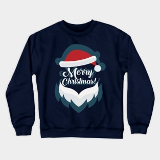 Santa Claus Wishing Merry Christmas Crewneck Sweatshirt